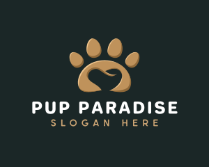 Paw Pet Heart logo design