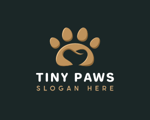 Paw Pet Heart logo design