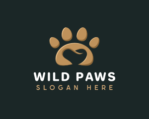 Paw Pet Heart logo design