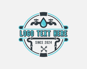 Repair - Faucet Fix Plumber logo design