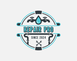 Fix - Faucet Fix Plumber logo design