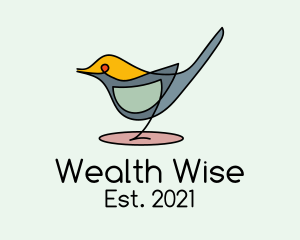 Birdwatch - Monoline Wild Bird logo design