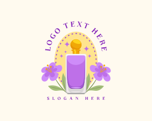 Perfume - Floral Scent Perfume logo design