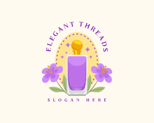 Floral Scent Perfume logo design