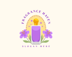 Scent - Floral Scent Perfume logo design