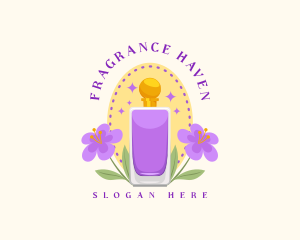 Floral Scent Perfume logo design