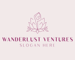 Yoga Lotus Zen Logo