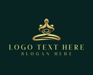 Stretch - Yoga Meditation Therapy logo design