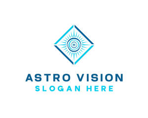 Moon Vision Horoscope logo design