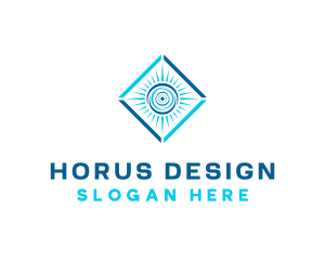 Horus - Moon Vision Horoscope logo design