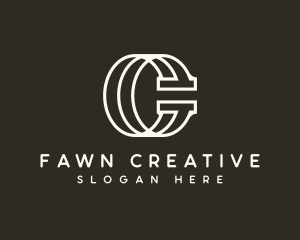 Creative Corporate Stripe Letter G logo design