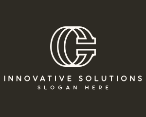 Creative Corporate Stripe Letter G logo design