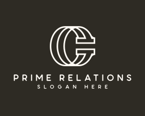 Pr - Creative Corporate Stripe Letter G logo design