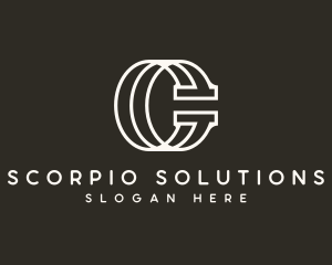 Creative Corporate Stripe Letter G logo design