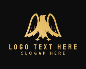 Golden Deluxe Eagle Logo