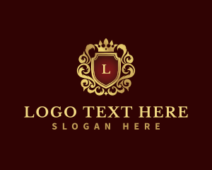 Decorative - Decorative Crown Shield logo design