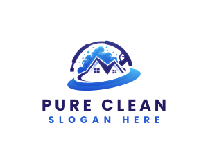 Hydro Power Wash Cleaning logo design