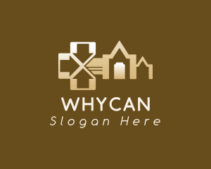Investor - Gold House Key logo design