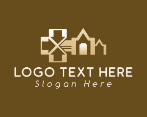 Investor - Gold House Key logo design