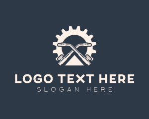 Welding - Welding Torch Gear Fabrication logo design