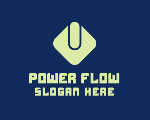 Digital Power Button  logo design