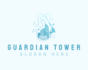 Urban City Pressure Cleaning logo design