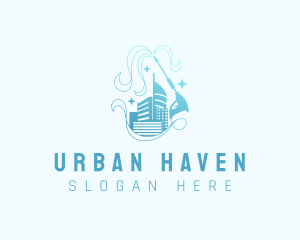 Urban City Pressure Cleaning logo design