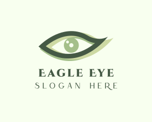 Green Eye Makeup logo design