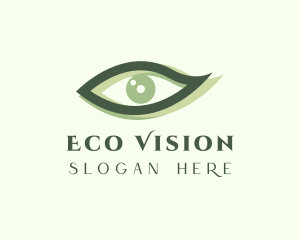 Green Eye Makeup logo design