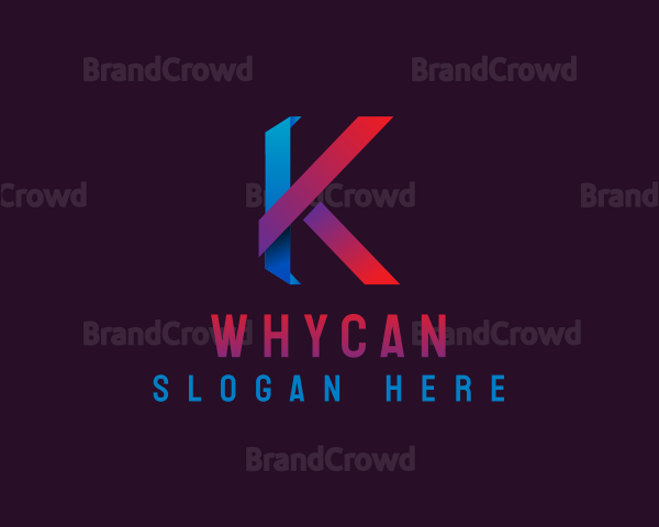Creative Startup Letter K Logo