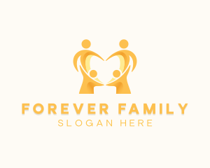 Adoption - Orphanage Adoption Childcare logo design