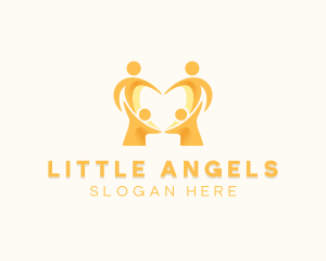 Orphanage Adoption Childcare  logo design