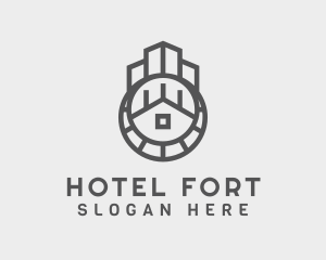 Residential Hotel Property logo design