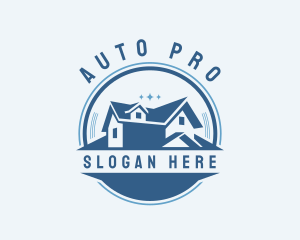 House Home Roofing Repair  Logo