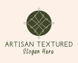 Green Woven Thread logo design