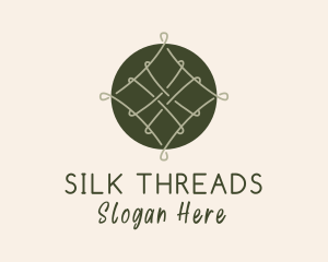 Green Woven Thread logo design