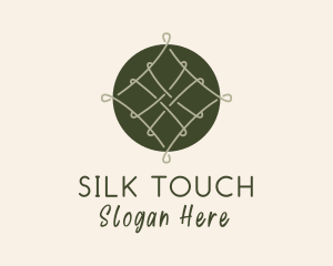 Green Woven Thread logo design