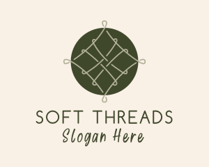 Green Woven Thread logo design