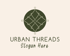 Green Woven Thread logo design