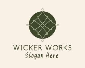 Green Woven Thread logo design