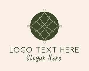 Green Woven Thread Logo