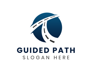 Path - Road Path Letter T logo design