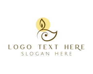 Candle - Wax Scented Candle logo design