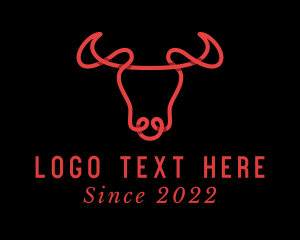 Bison - Bull Animal Ranch logo design