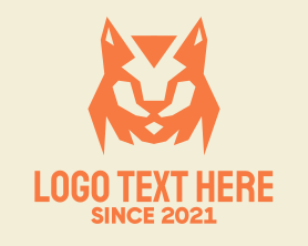 Mascot - Orange Bobcat Mascot logo design
