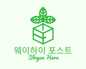 Green Plant Box logo design