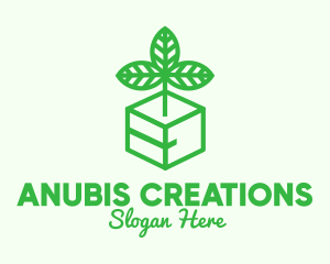 Green Plant Box logo design