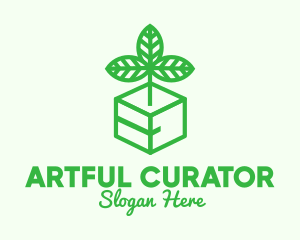 Green Plant Box logo design