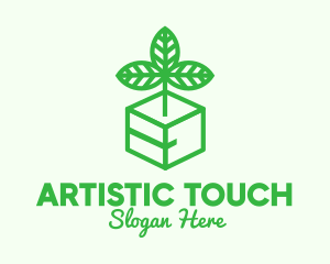 Green Plant Box logo design