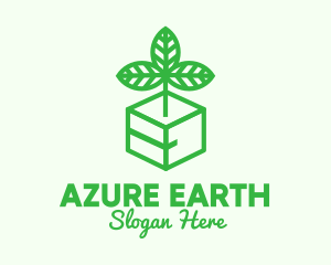 Green Plant Box logo design